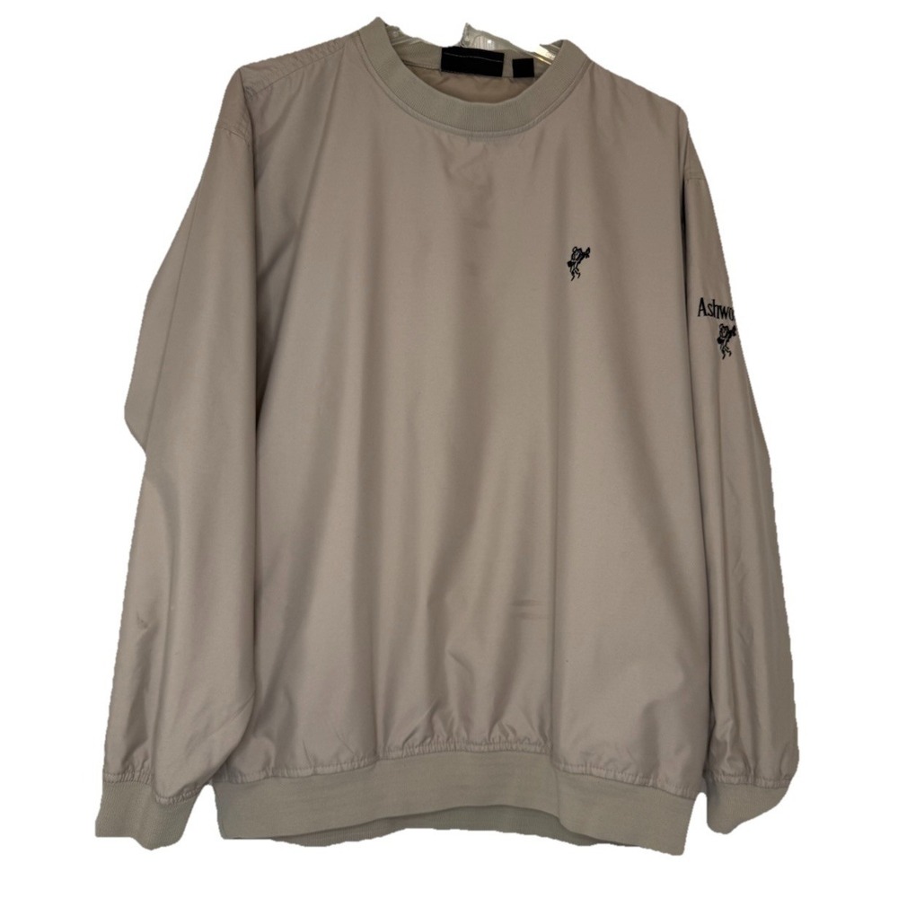 Ashworth Mens Pullover Golf Shirt Weather System Size L Rain Shirt Jacket - Picture 1 of 6